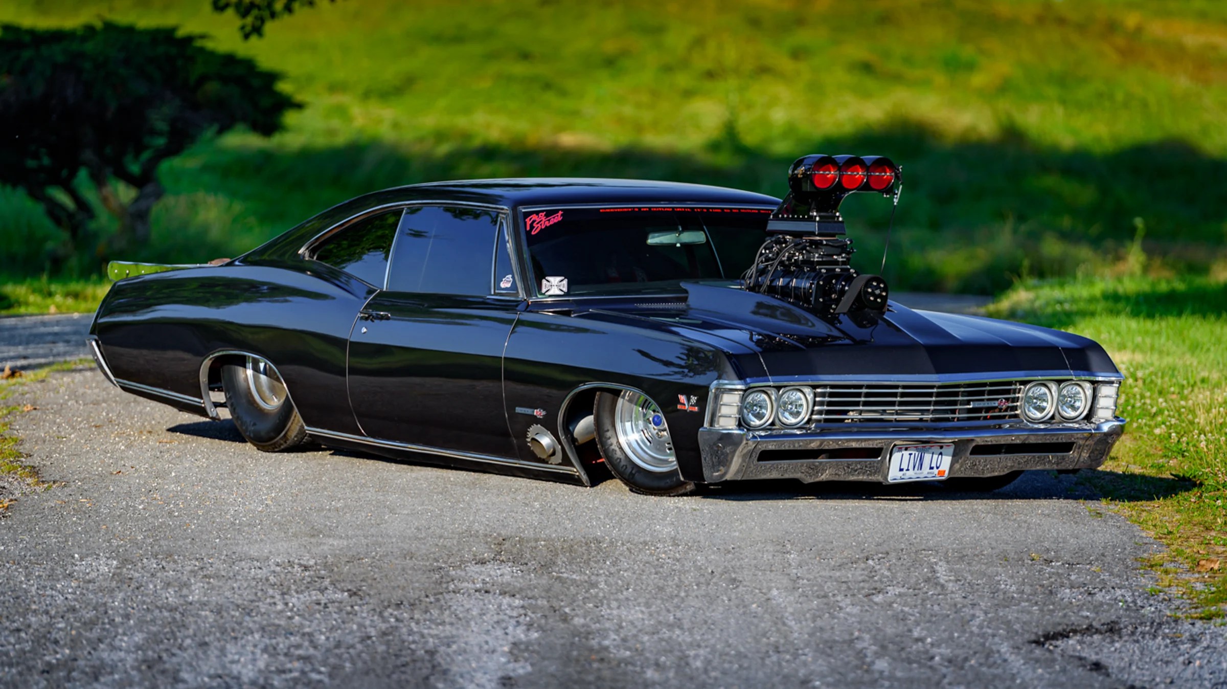 LIVN LO Rob Johnson's Pro Street 1967 Chevrolet Impala SS Holley