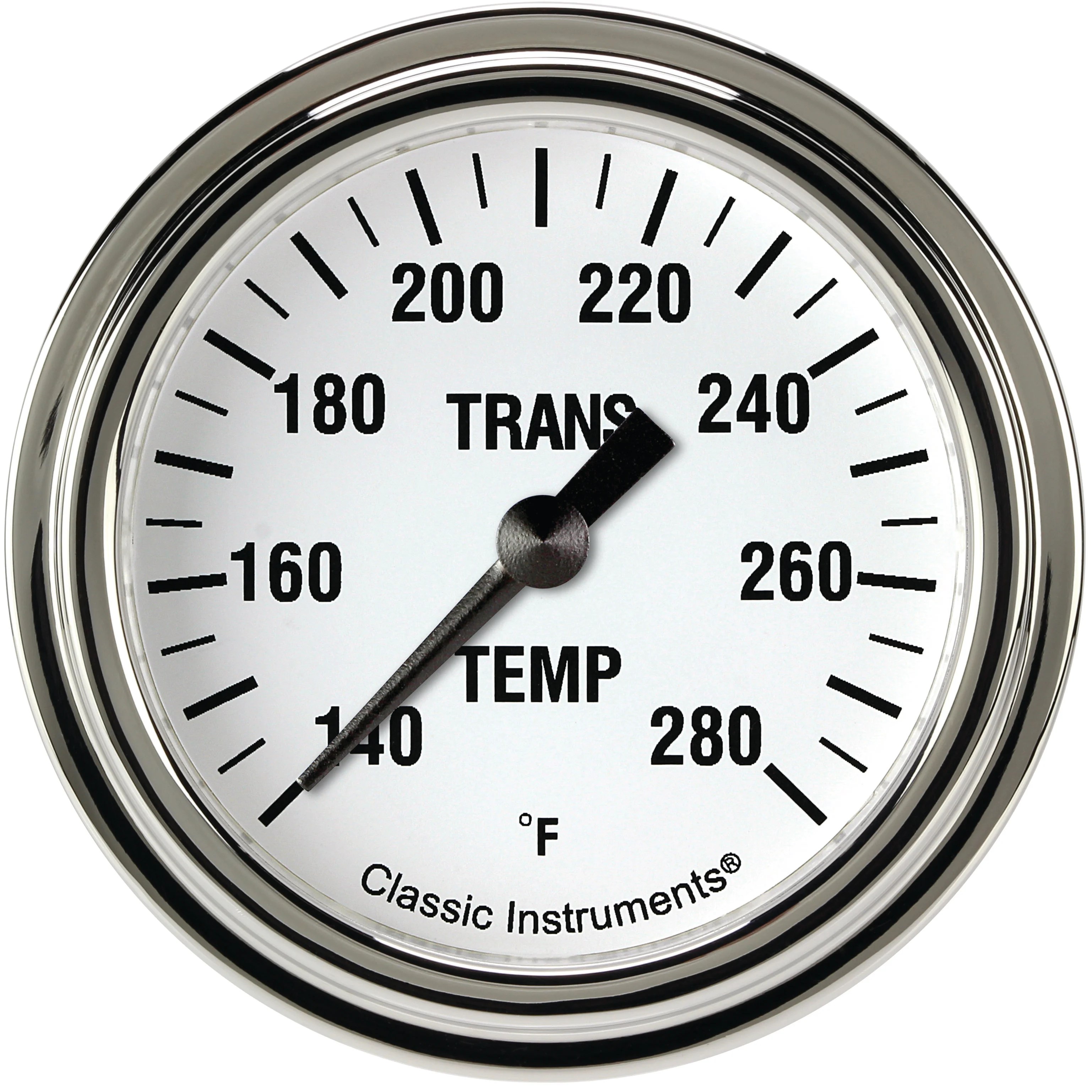 Classic Instruments WH327SLF White Hot 2 5/8" Transmission Temperature Gauge
