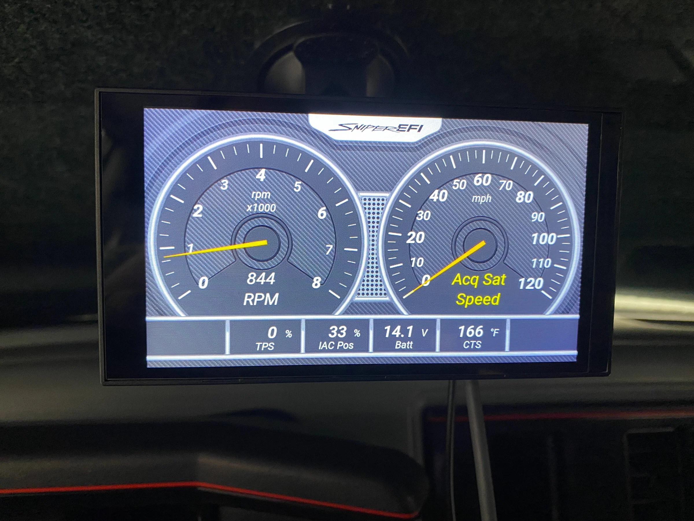 Sniper 5" Digital Dash Now only 399.95 Holley Motor Life