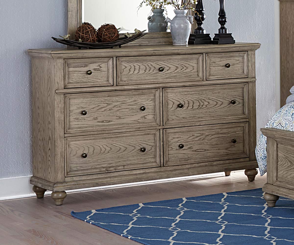 Homelegance Barbour Dresser Whitewash Finish over Oak Veneers 17665 at