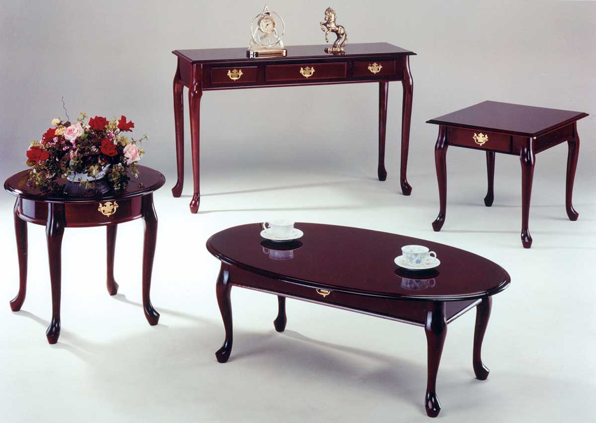 Homelegance Queen Anne Round End Table 3005 at