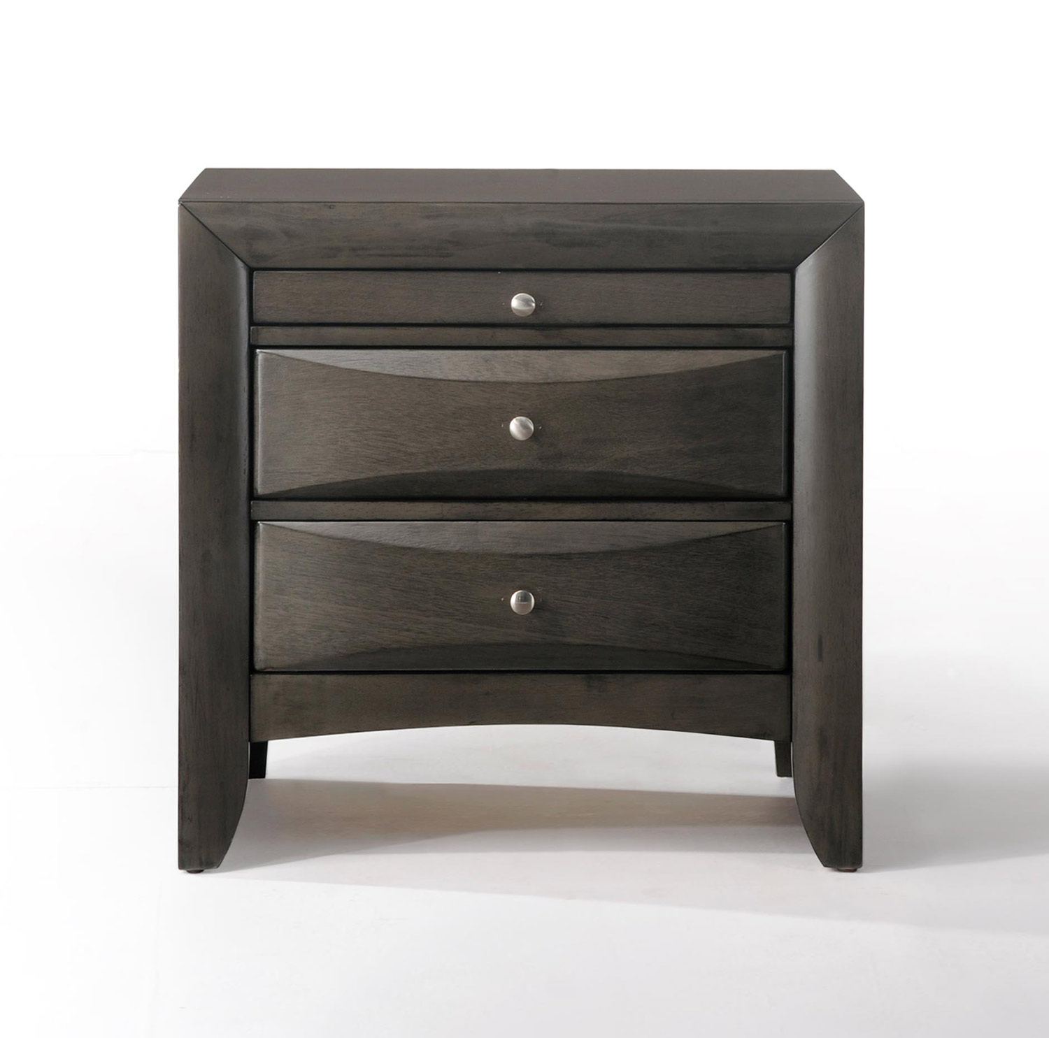 Acme Ireland Bedroom Set with Storage Gray Oak 22700QBedSet at