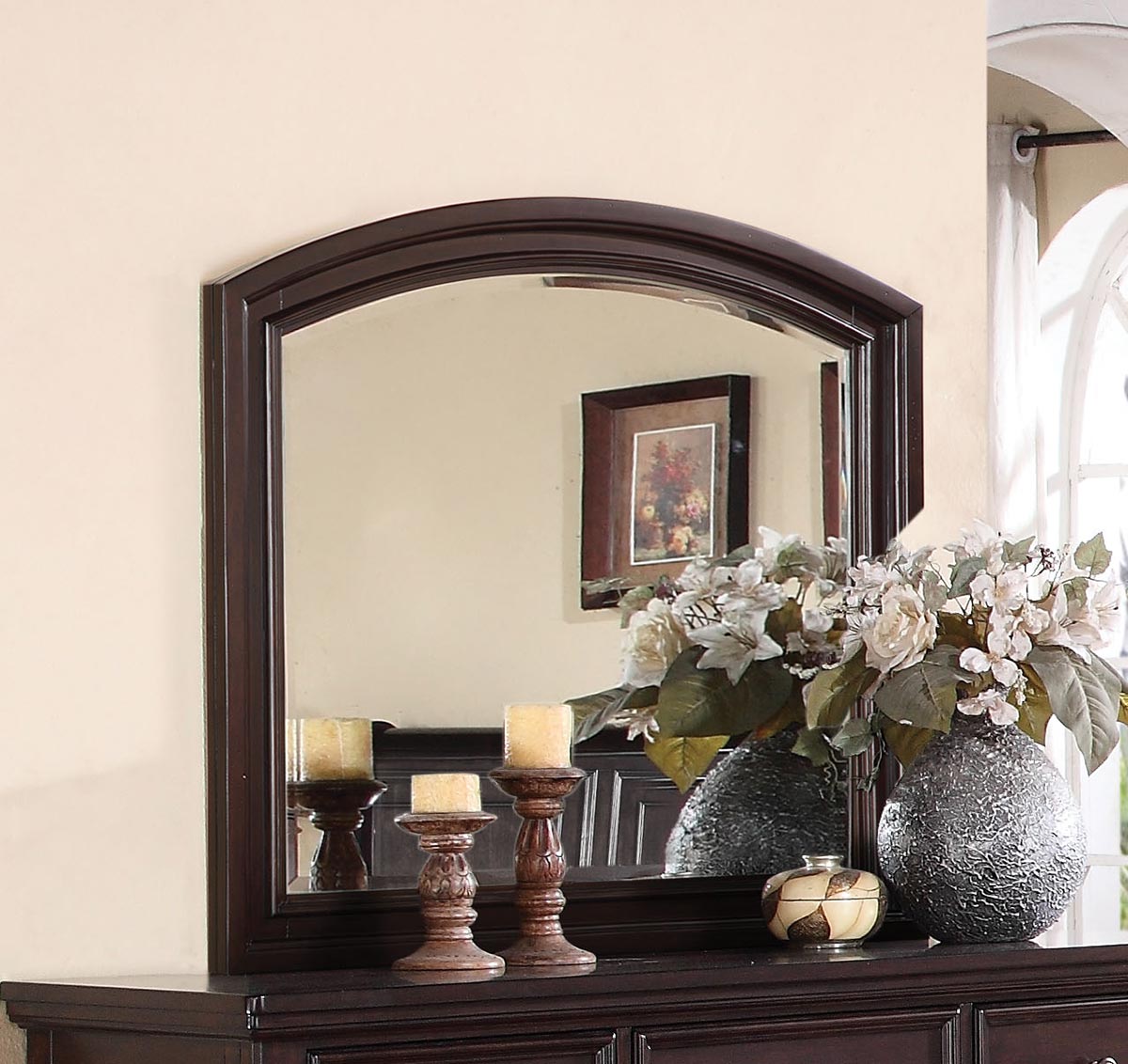 Acme Grayson Bedroom Set with Storage Dark Walnut 24610QBedSet at