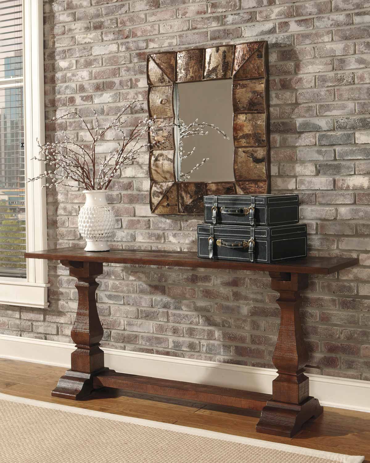 Ashley Rustic Accents Console Table ASHLEYT500804 at