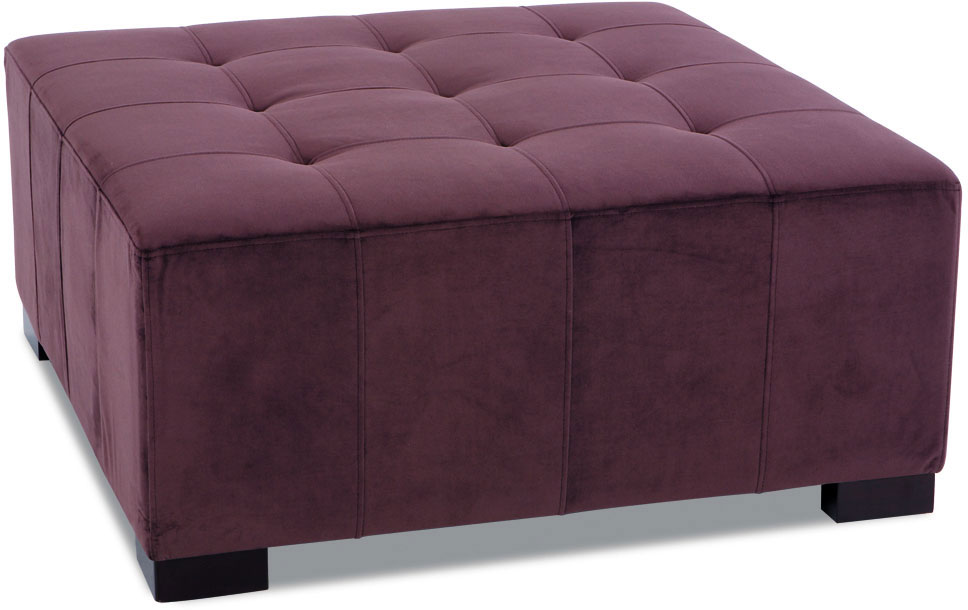 Avenue Six Regent Tufted Ottoman Purple RGT905P57 at
