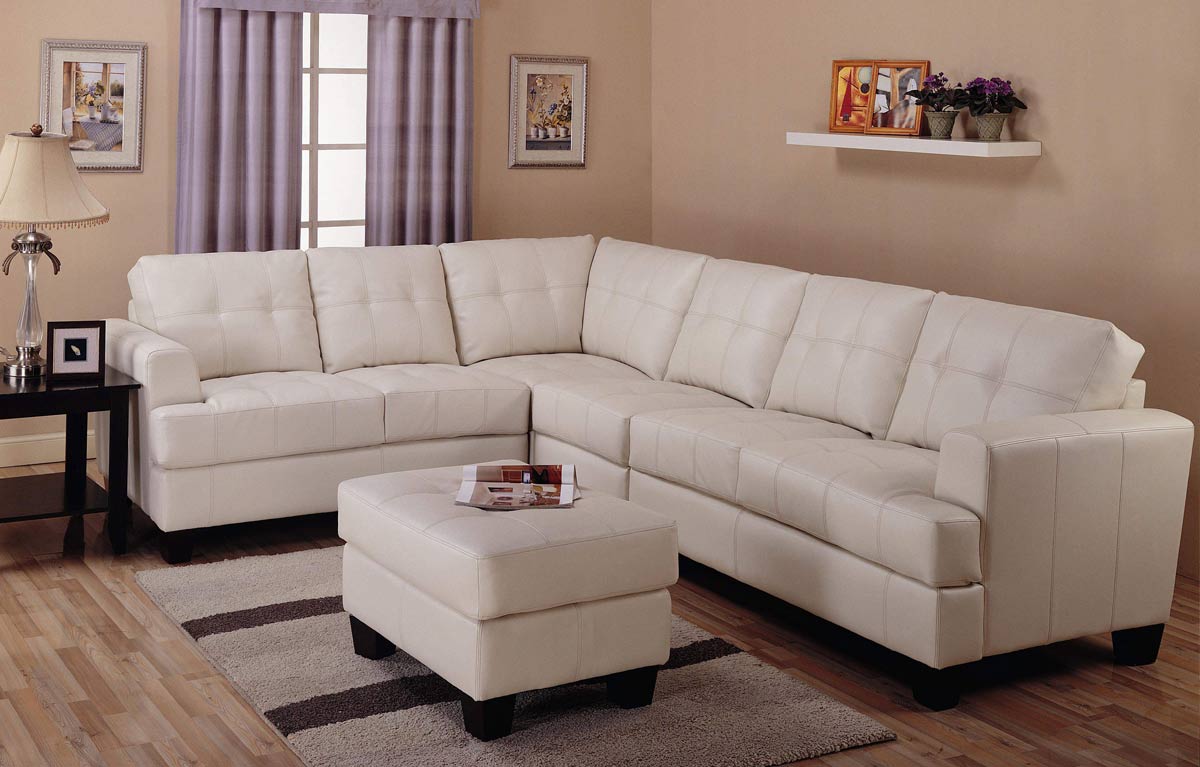 Coaster Samuel Sectional Sofa Cream 501711 at