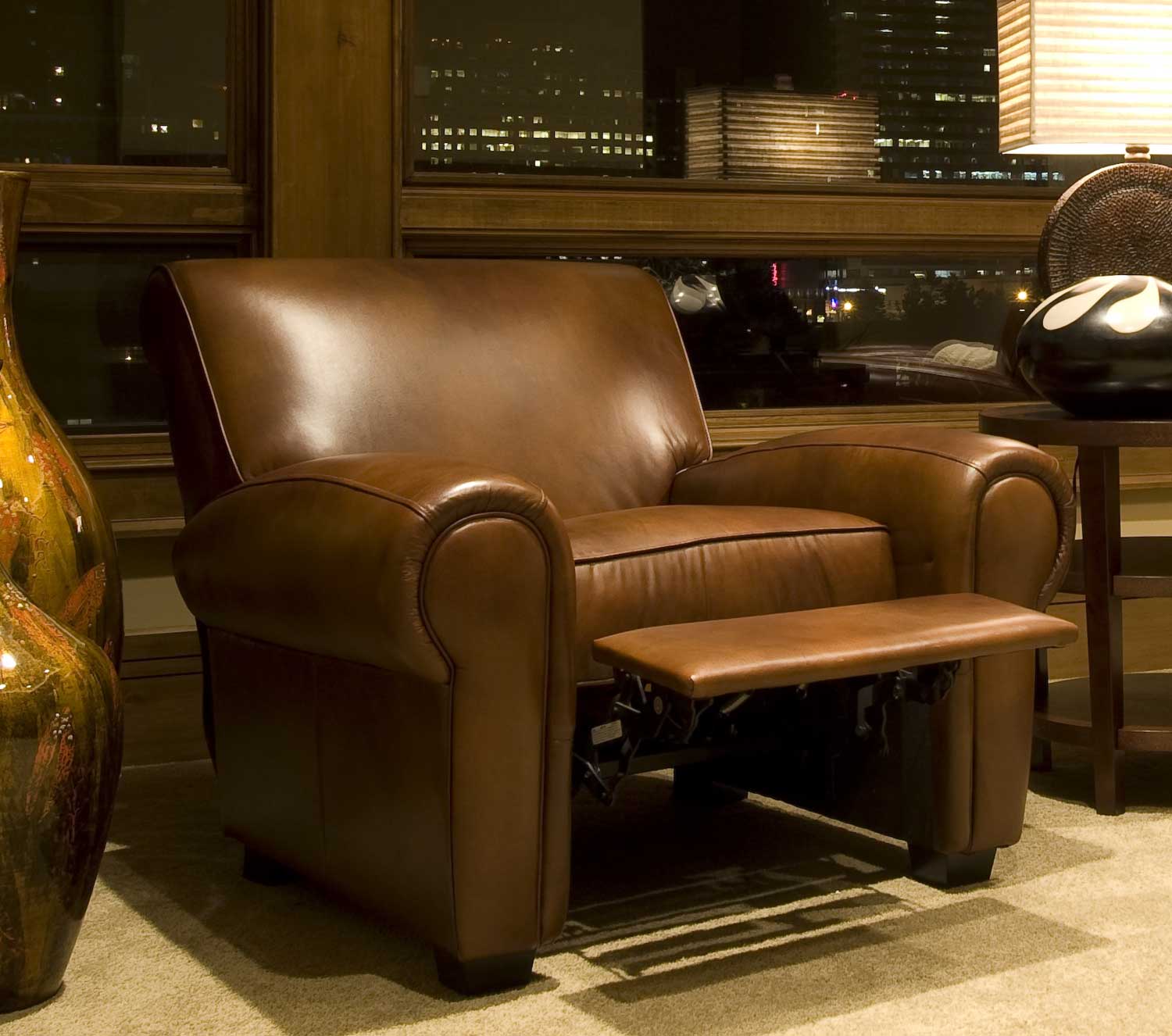 ELEMENTS Fine Home Furnishings Taylor 2Piece Set Top Grain Leather