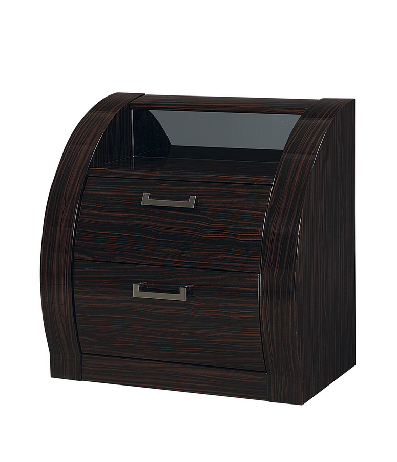 Global Furniture USA Madison Platform Bedroom Set Black/Zebrano GF