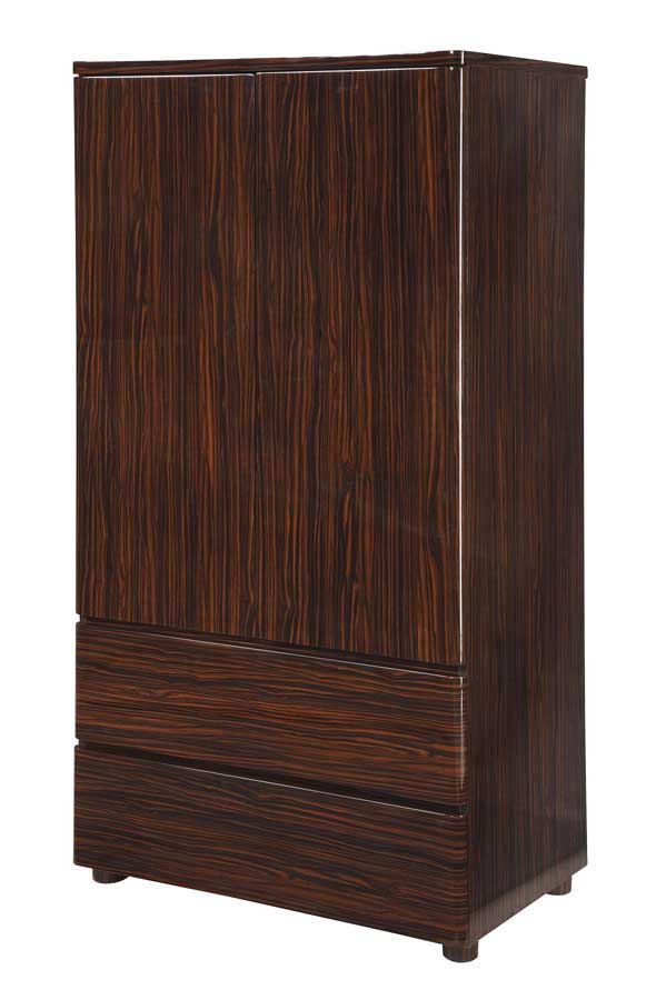 Global Furniture USA Rio Slat Bedroom CollectionDark Zebrano GFRioBG