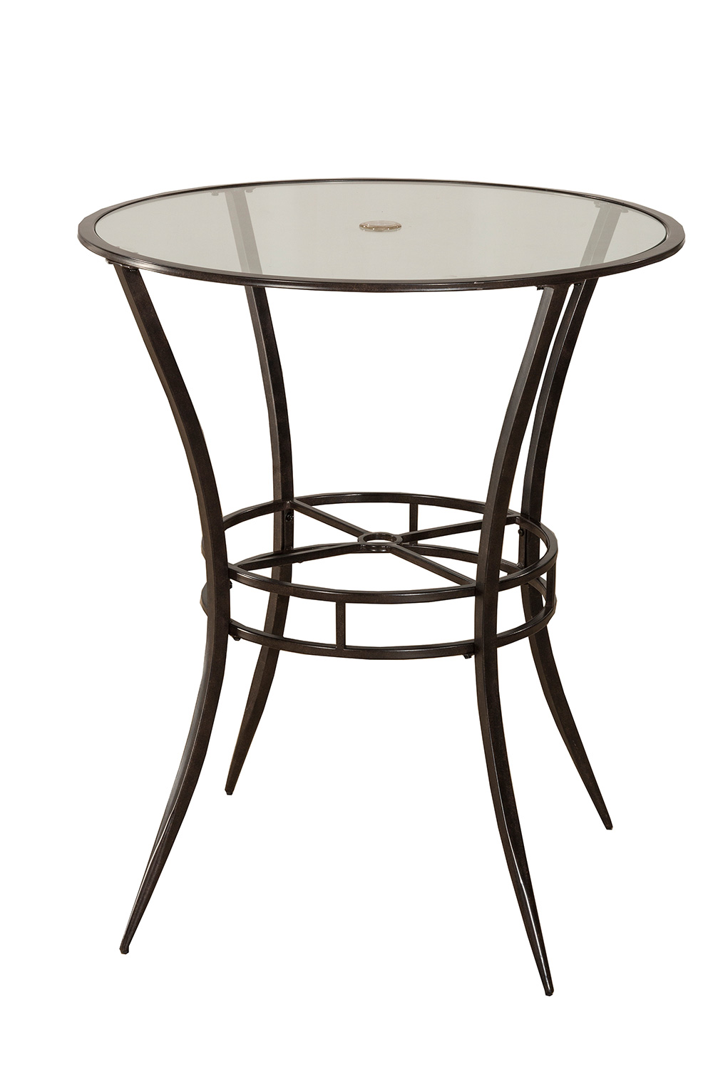 Hillsdale 6323PTB Indoor/Outdoor Bar Height Bistro Table Antique