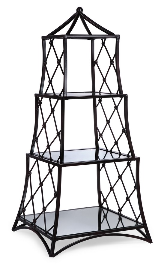 IMAX Bellisimo Mirrored Tabletop Etagere IM10680 at