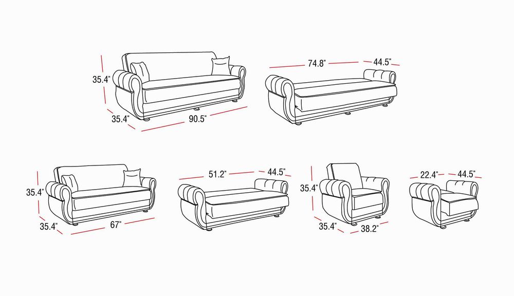 Istikbal Argos Living Room Set Terapy Light Brown ArgosSetS1199 at
