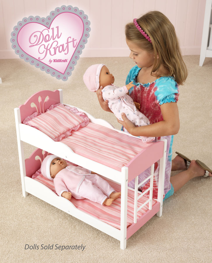 KidKraft Comfy and Cozy Bunk Bed DollKraft by Kidkraft 67342 at