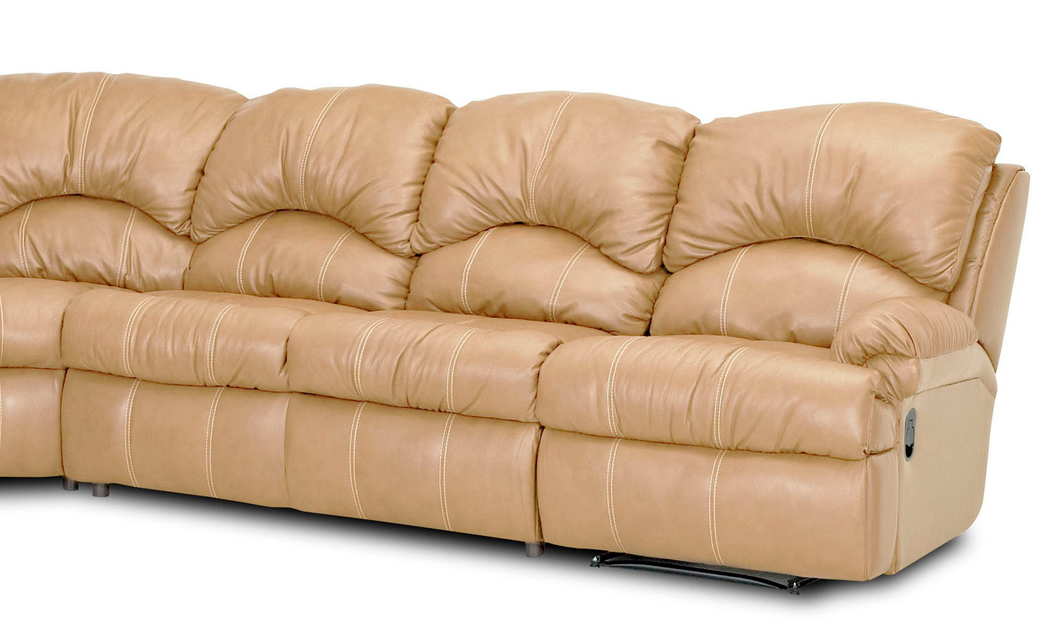 Klaussner Phoenix Reclining Sectional Sofa Set Durango Almond KL