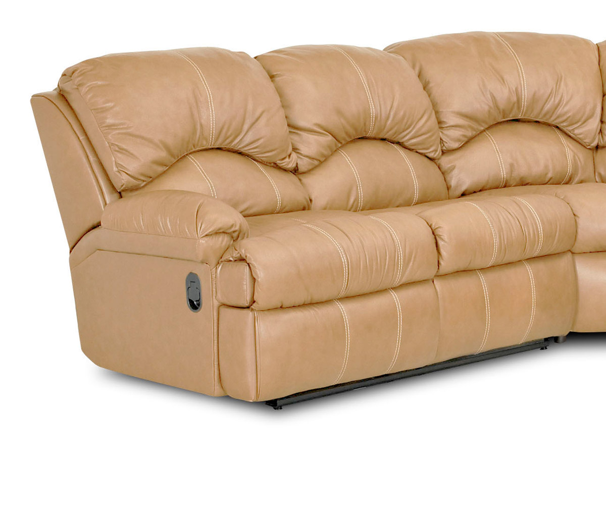 Klaussner Phoenix Reclining Sectional Sofa Set Durango Almond KL