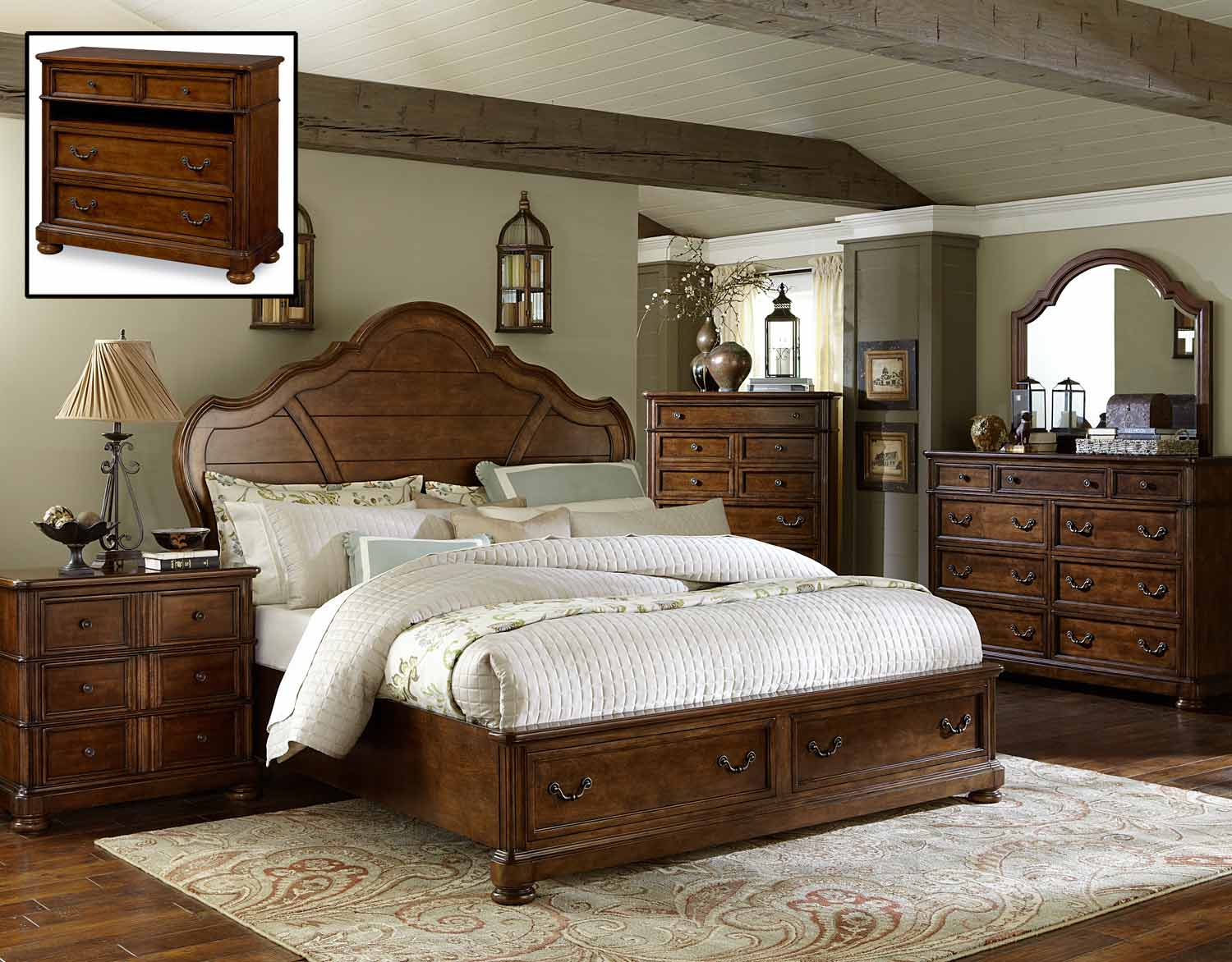 Legacy Classic Summerfield Panel Storage Bedroom Set 3200BedSet at