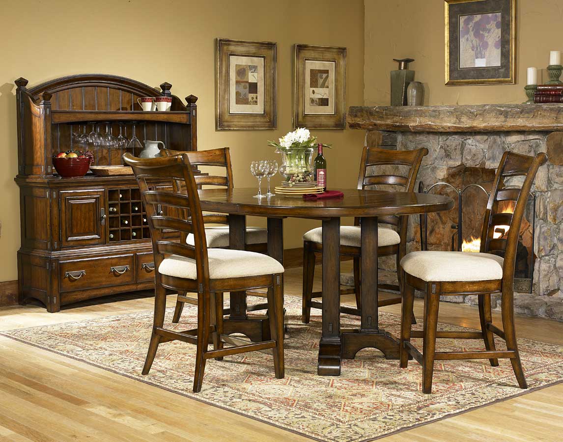 Pulaski Pasadena Valley Counter Dining Collection PF726242PUBSET at
