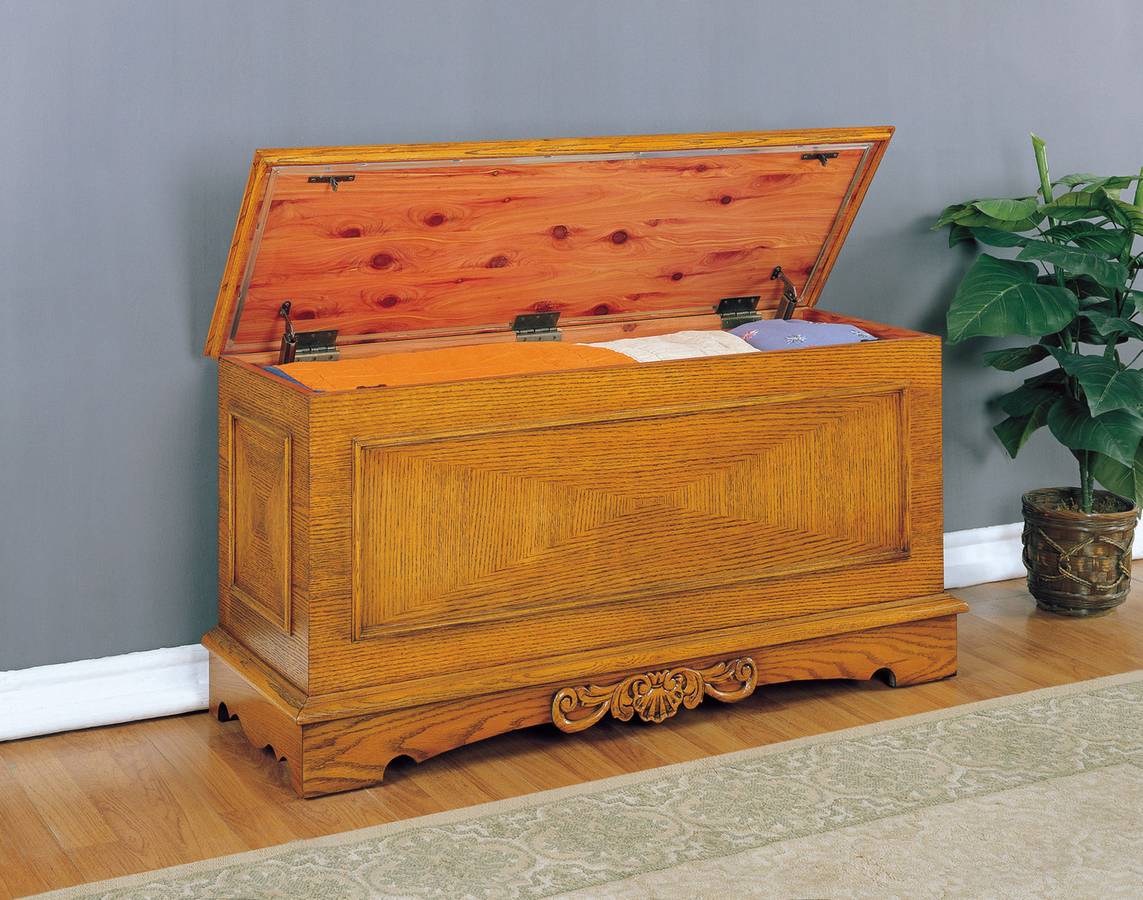 Powell Nostalgic Oak Cedar Chest PW997341 at