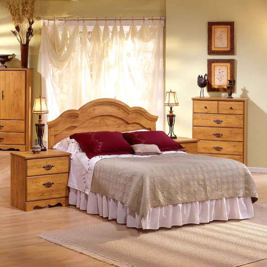 South Shore Prairie Country Pine Headboard 3232287 at