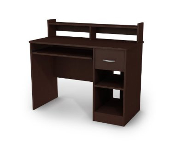 South Shore Smart Basics Small Desk Chocolate South Shore Smart Basics Chocolate Small Desk 7259076 at