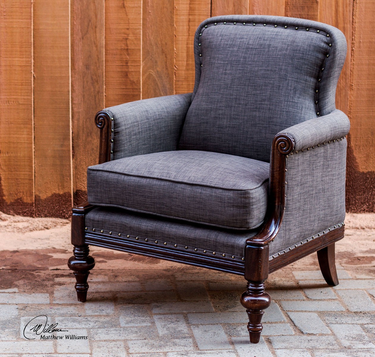 Uttermost Hooper English Armchair UTTERMOST23612 at