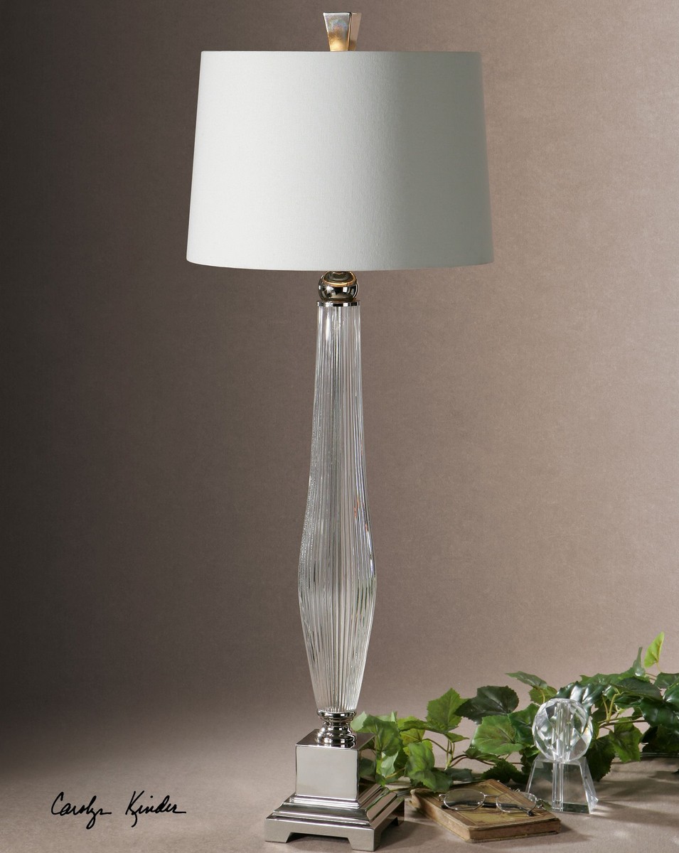 Uttermost Bernalda Fluted Glass Lamp UTTERMOST26449 at