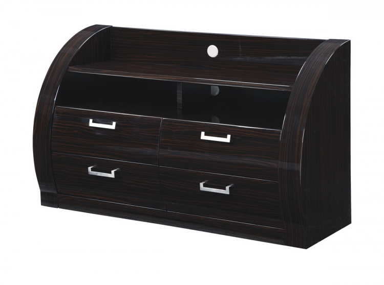 Global Furniture USA Madison Platform Bedroom Set Black/Zebrano GF