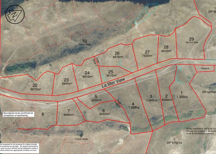 For sale Lot 24 Redvale Estate, La Mer View, Redwood Valley, Tasman