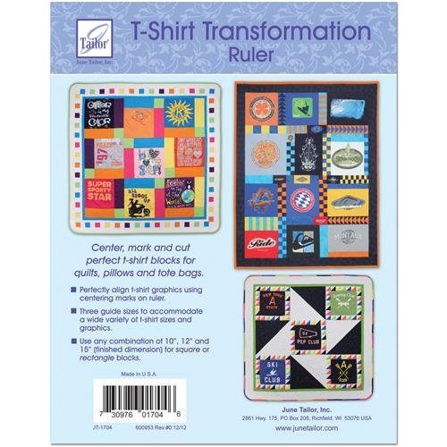 Large June Tailor TShirt Transformation Ruler