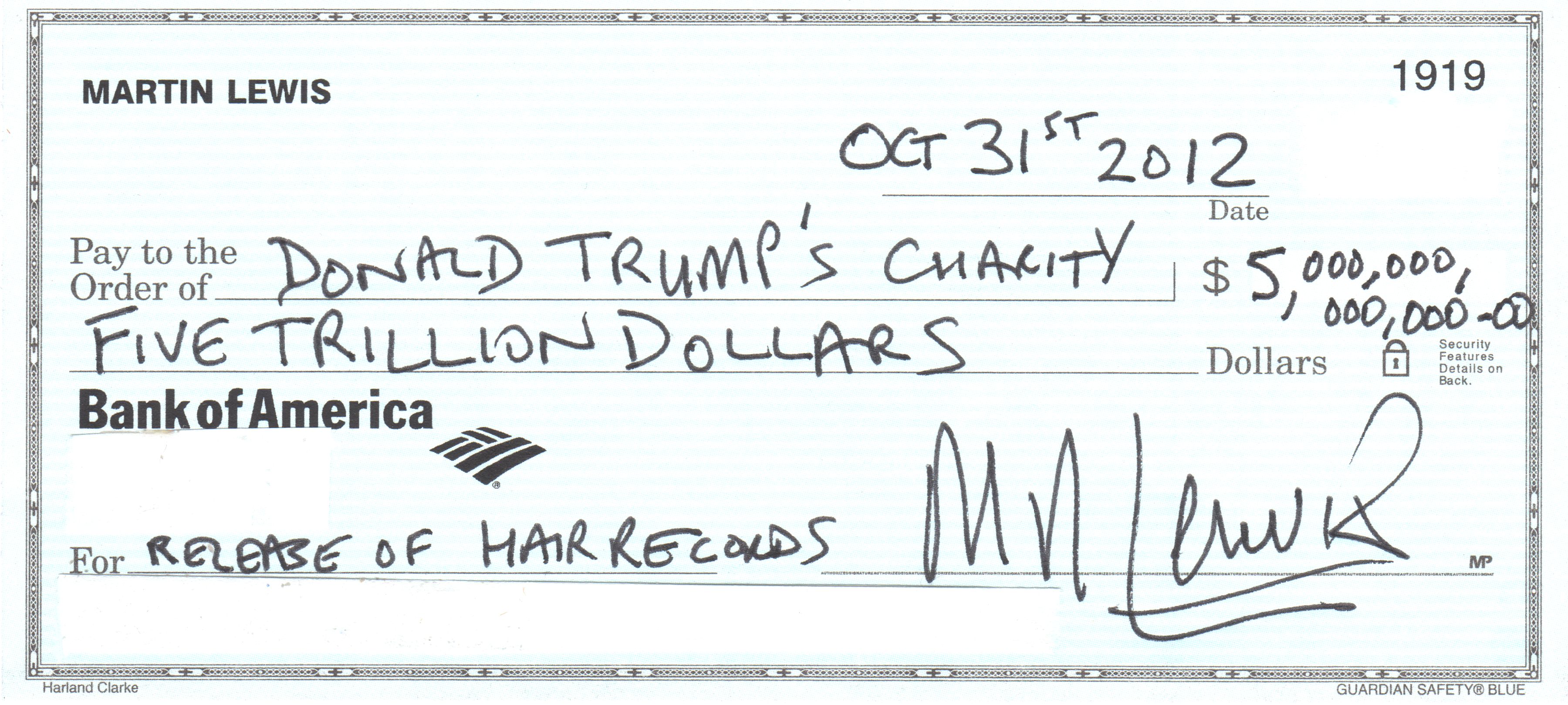 Donald Trump Offered HairRaising Five TRILLION Dollars to Reveal All