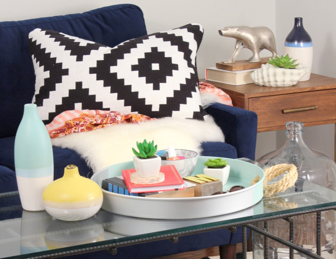 Easy Coffee Table Tray DIY HuffPost