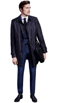 costume homme noir hugo boss