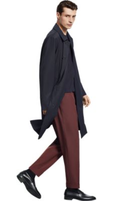 Brauner Mantel Herren Outfit