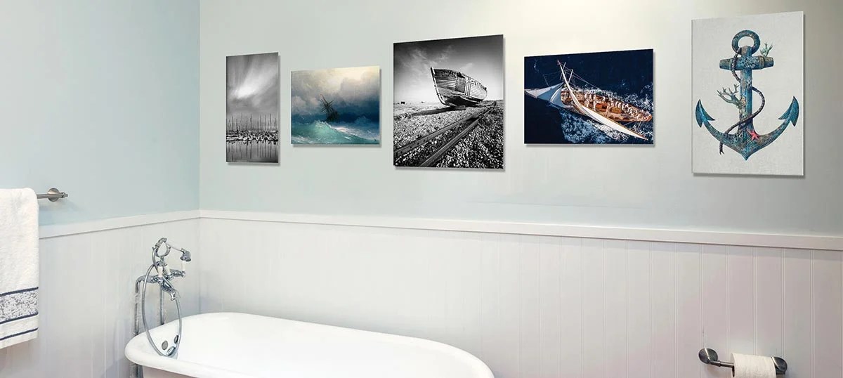 Nautical Bathroom Canvas Wall Art iCanvas