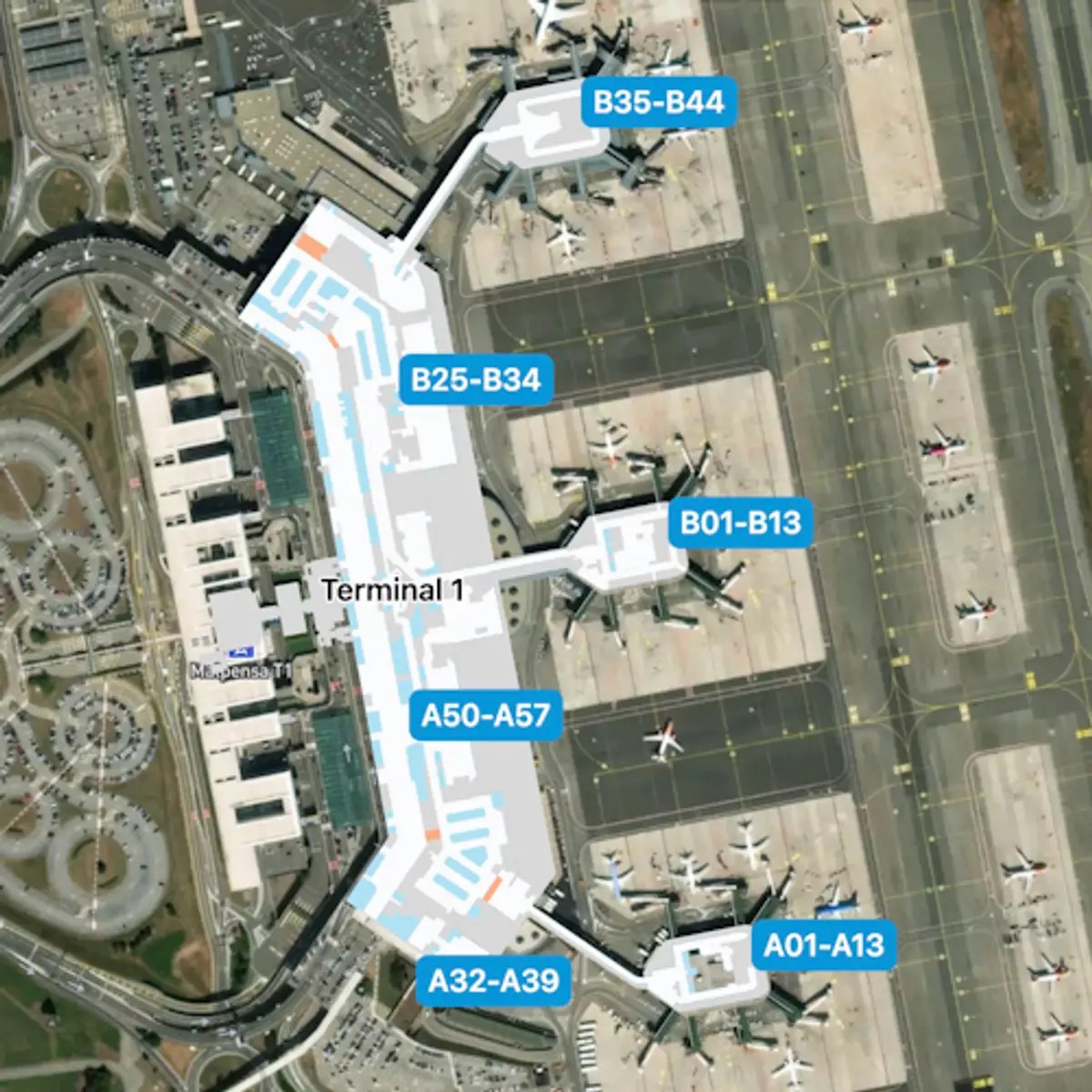 Milan Malpensa Airport Map Guide to MXP's Terminals