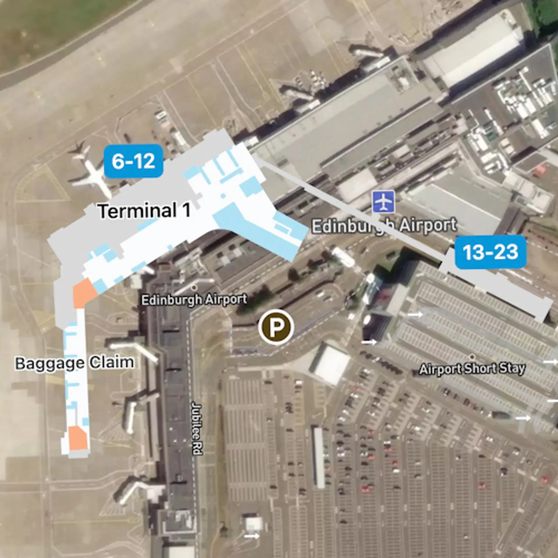 Edinburgh Airport Map Guide to EDI's Terminals