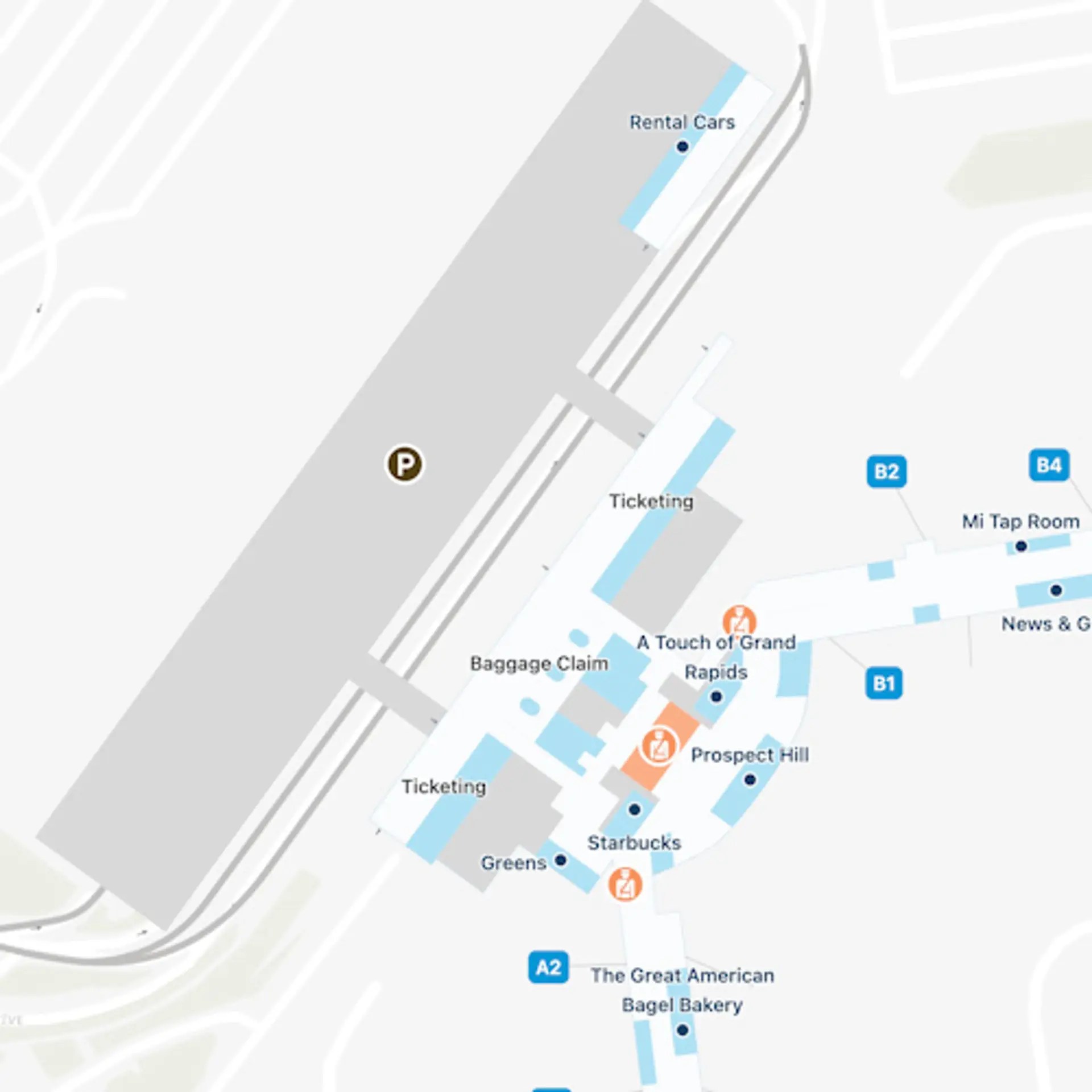 Gerald R Ford Airport Lounge & Airline Club Guide iFLY