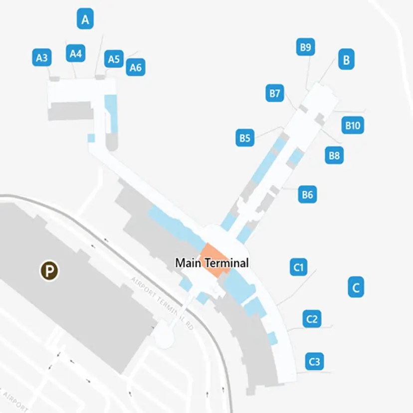 Albany Airport Map Guide to ALB's Terminals