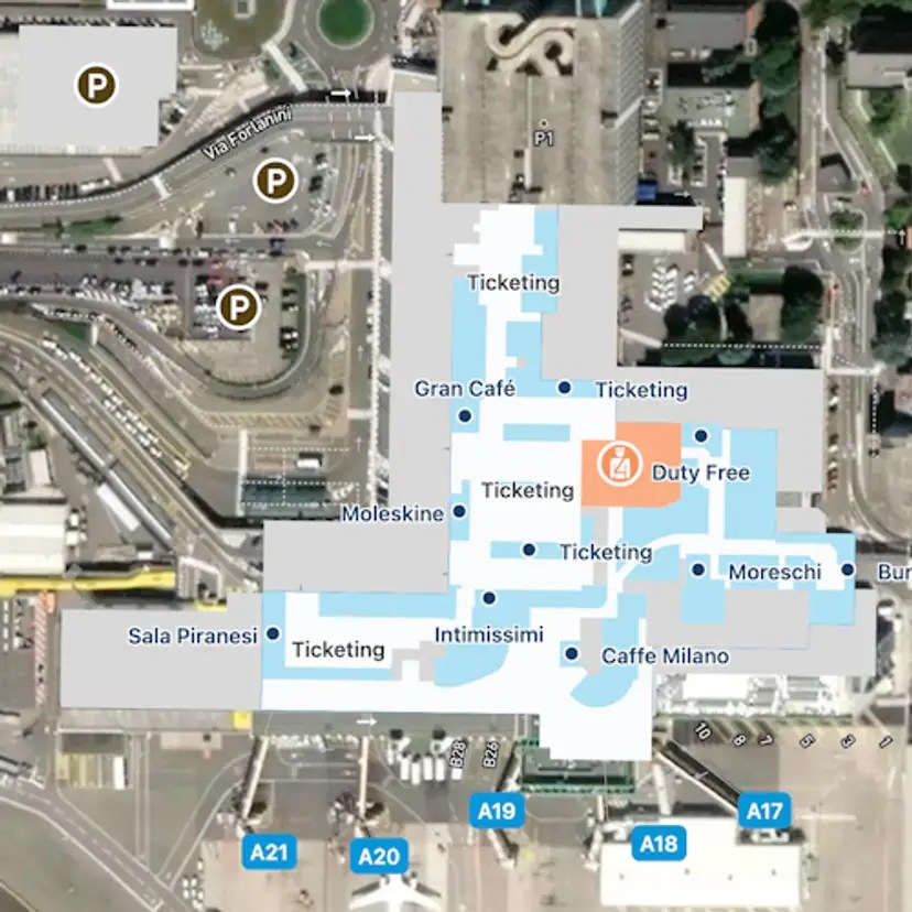 Milan Linate Airport Map Guide to LIN's Terminals