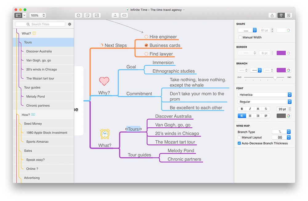 Mind Mapping MindNode 5 für Mac und iOS verfügbar › ifun.de