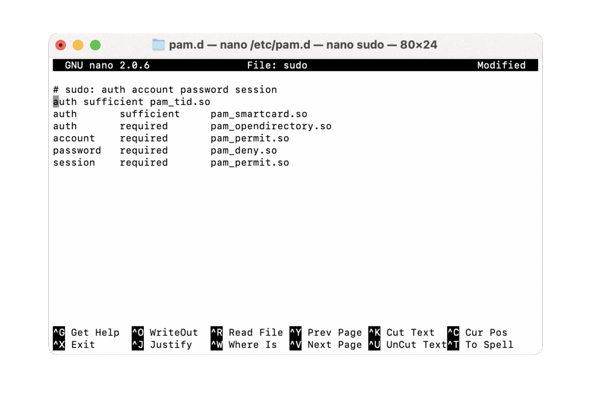 MacTerminalTipp Touch ID für sudoBefehle einrichten › ifun.de