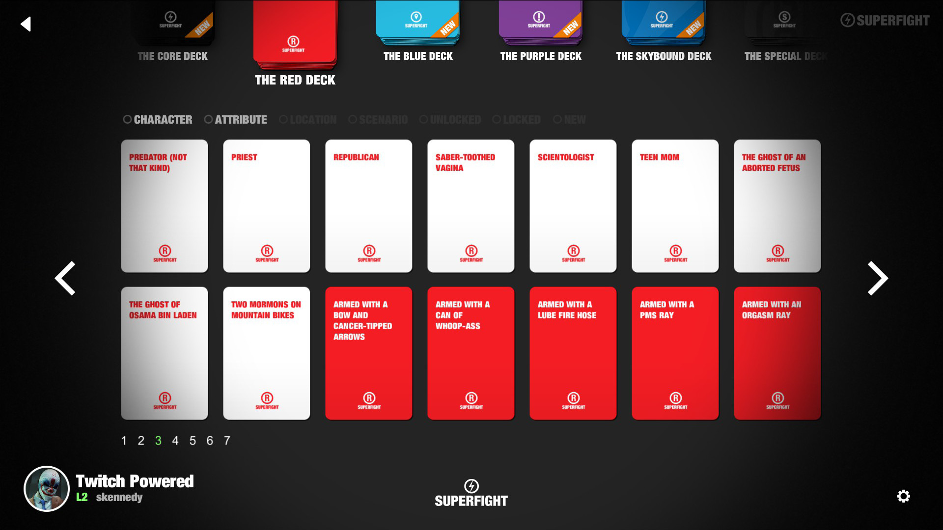 Superfight The Red Deck