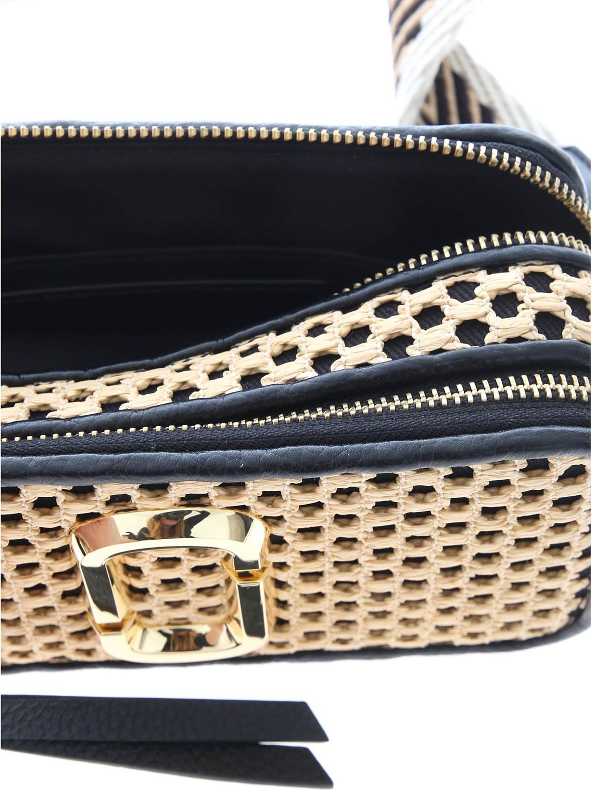 Cross body bags Marc Jacobs The Snapshot Cane crossbody bag in black