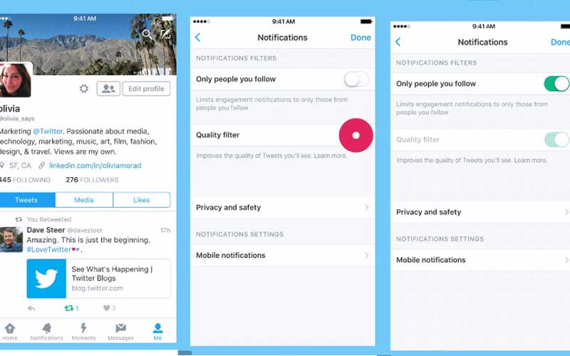 Twitter’s new filter will help users block spam, automated tweets