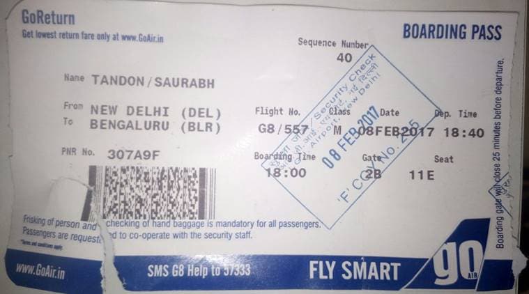 GoAir flight engine catches fire Here’s a first person