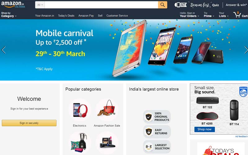 Amazon Mobile Carnival Deals on OnePlus 3T, Apple iPhone 7 discounts