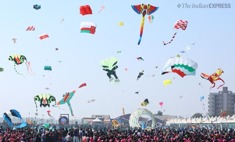 international kite festival 2023 india Ahmedabad’s sky turns colourful as International Kite Festival kicks