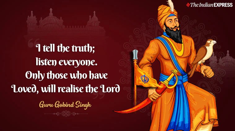 guru gobind singh ji quotes Happy Guru Gobind Singh Jayanti (Birthday) 2020 Wishes Quotes, Status, Images, Messages: Let's Celebrate And Recall Some Of His Inspirational Quotes