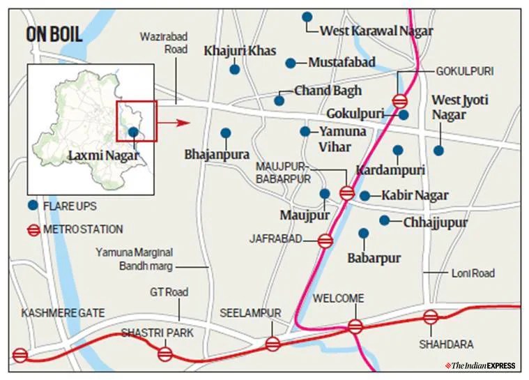 Delhi violence Chand Bagh and Bhajanpura — Adjacent colonies at war