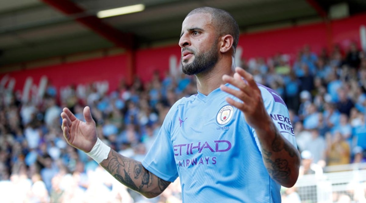 UCL Final Kyle Walker misses training session due to back problem